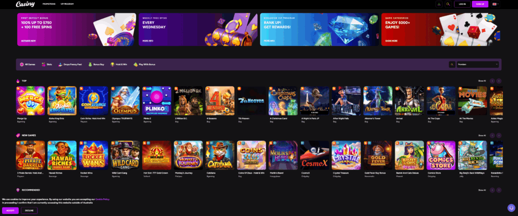 Experience the Thrill of Gaming with Casiny App